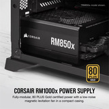 Corsair RM1000X (2021) 1000 W Generalüberholt, PC-Netzteil schwarz, 6x PCIe, Kabel-Management, 1000 Watt