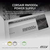 Corsair RM1000e White Generalüberholt, PC-Netzteil weiß, 1000 Watt