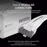 Corsair RM1000e White Generalüberholt, PC-Netzteil weiß, 1000 Watt
