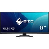 EIZO FlexScan EV3851X, LED-Monitor 95.3 cm (37.5 Zoll), schwarz, Curved, HDMI, DP, USB-C, USB-Hub