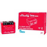 Shelly Plus 1PM Mini Gen3, Relais rot/schwarz