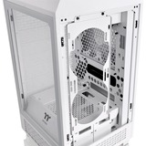 Thermaltake The Tower 200 Snow White, Tower-Gehäuse weiß, Tempered Glass