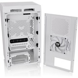 Thermaltake The Tower 200 Snow White, Tower-Gehäuse weiß, Tempered Glass