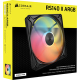 Corsair RS140 II ARGB, Gehäuselüfter schwarz, 140 mm