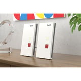 FRITZ! Mesh-Set 2700 2er-Pack, Repeater weiß/grau, Wi-Fi 7 mit bis zu 6,5 GBit/s