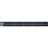 Netgear 48-Port Gigabit Smart Switch GS752TX grau, inkl. 1 Jahres Abonnement von Insight