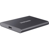 Samsung Portable SSD T7 500GB, Externe SSD grau, USB-C 3.2 Gen 2 (10 Gbit/s), extern
