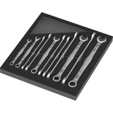 Wera 9735 Schaumstoffeinlage 6007 Joker Set 1, Schraubenschlüssel schwarz/mehrfarbig, 12-teilig, für Tool Rebel Werkstattwagen