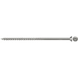 fischer Spanplattenschraube PowerFast 6,0x140 Senkkopf TX 100 Stück, mit Teilgewinde, Edelstahl A4