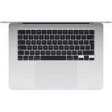 Apple MacBook Air (15") 2025 CTO, Notebook silber, 16 GB, 256 GB (256 GB SSD), M4, Griechisch