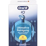 Braun Oral-B iO Ultimative Reinigung 8er, Aufsteckbürste schwarz, Überlegene Plaque-Entfernung