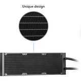 Chieftec ICEBERG PRO 360 DARK, Wasserkühlung schwarz