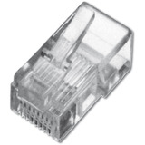 Digitus CAT.5e Modularstecker für Rundkabel, ungeschirmt, 1 Stück Pass through Stecker