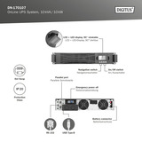 Digitus DN-170107 OnLine 10 kVA/10 kW, USV schwarz, Ohne Batterie, 2 Höheneinheiten
