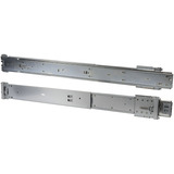 Inter-Tech TS-680 Teleskopschienensatz, Einbauschienen silber