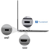 Lenovo ThinkBook 16 G8 IAL (21SK00EEGE), Notebook grau, Intel® Core™ Ultra 5 135H, Intel® Graphics, 16 GB DDR5, 512 GB (512 GB SSD), Windows 11 Pro