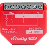 Shelly 1PM Gen4, Relais rot, 2er Pack