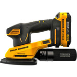 Stanley Akku-Deltaschleifer (SFMCW221D1S-QW), 18Volt schwarz/gelb, Li-Ion-Akku 2,0Ah, in Softbag