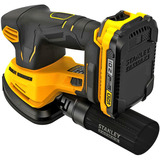 Stanley Akku-Deltaschleifer (SFMCW221D1S-QW), 18Volt schwarz/gelb, Li-Ion-Akku 2,0Ah, in Softbag