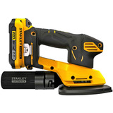 Stanley Akku-Deltaschleifer (SFMCW221D1S-QW), 18Volt schwarz/gelb, Li-Ion-Akku 2,0Ah, in Softbag