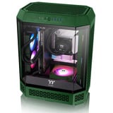 Thermaltake CT140 EX Reverse ARGB Sync PC Cooling Fan Racing Green, Gehäuselüfter grün, 3er-Pack, 140 mm