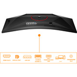 AOC AGON CU34G4CA, Gaming-Monitor 86.4 cm (34 Zoll), schwarz, WQHD, Fast-VA, Curved, USB-Hub, KVM, 180Hz Panel