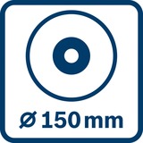 Bosch Akku-Exzenterschleifer GEX 18V-150-3 Professional solo, 18Volt blau, ohne Akku und Ladegerät