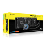 Corsair NAUTILUS 360 RS LCD, Wasserkühlung schwarz