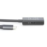 Digitus Aktives USB 3.2 Gen 1 Verlängerungskabel, USB-C Stecker > USB-C Buchse schwarz, 5 Meter, Repeater Kabel