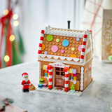 LEGO 40809 Weihnachtliches Lebkuchenhaus, Konstruktionsspielzeug 