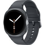 SAMSUNG Galaxy Watch8, Smartwatch dunkelgrau, 40 mm, Sport Band M/L