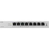 Zyxel GS1200-8HPV3 8P Gigabit PoE Switch grau, 68W PoE+ Budget