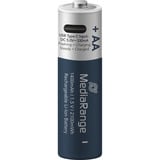 MediaRange USB-C Li-Ion Akku, Mignon AA I 1.5V | 1400 mAh, 4erPack 4 Stück