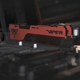 Patriot DIMM 64 GB DDR4-4000 (2x 32 GB) Dual-Kit, Arbeitsspeicher schwarz/rot, PVE2464G400C0K, Viper Elite II, INTEL XMP