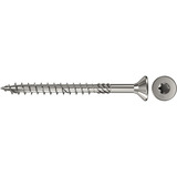 fischer Spanplattenschraube PowerFast 4,0x40 Senkkopf TX 200 Stück, mit Teilgewinde, Edelstahl A4