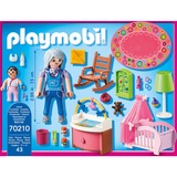 PLAYMOBIL 70210 Dollhouse Babyzimmer, Konstruktionsspielzeug 