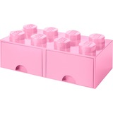 LEGO Brick Drawer 8 rosa, Aufbewahrungsbox
