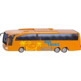 SIKU 3738 SUPER Mercedes-Benz Travego Reisebus, Spielfahrzeug orange