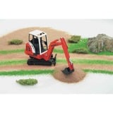 bruder 02432 Schaeff HR16 Minibagger, Modellfahrzeug rot/schwarz
