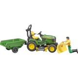 bruder 62104 bworld John Deere Aufsitzrasenmäher, Modellfahrzeug 