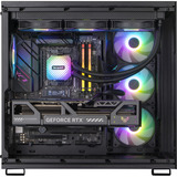 ALTERNATE Gaming-PC Window Edition • RTX 5070 Ti • AMD Ryzen™ 7 7800X3D • 32 GB RAM schwarz/transparent, Windows 11 Home