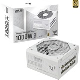 ASUS TUF Gaming 1000W Gold White Edition, PC-Netzteil weiß, 1x 12VHPWR, 5x PCIe, Kabel-Management, 1000 Watt