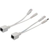 Digitus PoE-Kabelset, Adapter weiß, passiv