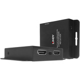 Lindy HDMI 4K30 Extender, HDMI Verlängerung schwarz, 70m, Cat.6, mit Power over Cable und Loop Out
