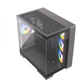 Silentware View A-RGB , Tower-Gehäuse schwarz, Tempered Glass x2