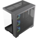 Silentware View A-RGB , Tower-Gehäuse schwarz, Tempered Glass x2