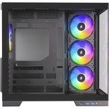 Silentware View A-RGB , Tower-Gehäuse schwarz, Tempered Glass x2