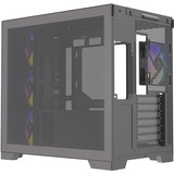 Silentware View A-RGB , Tower-Gehäuse schwarz, Tempered Glass x2