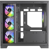 Silentware View A-RGB , Tower-Gehäuse schwarz, Tempered Glass x2