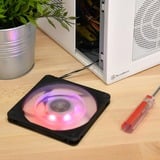 SilverStone SST-FW124-ARGB 120x120x15, Gehäuselüfter schwarz/weiß, 120 mm